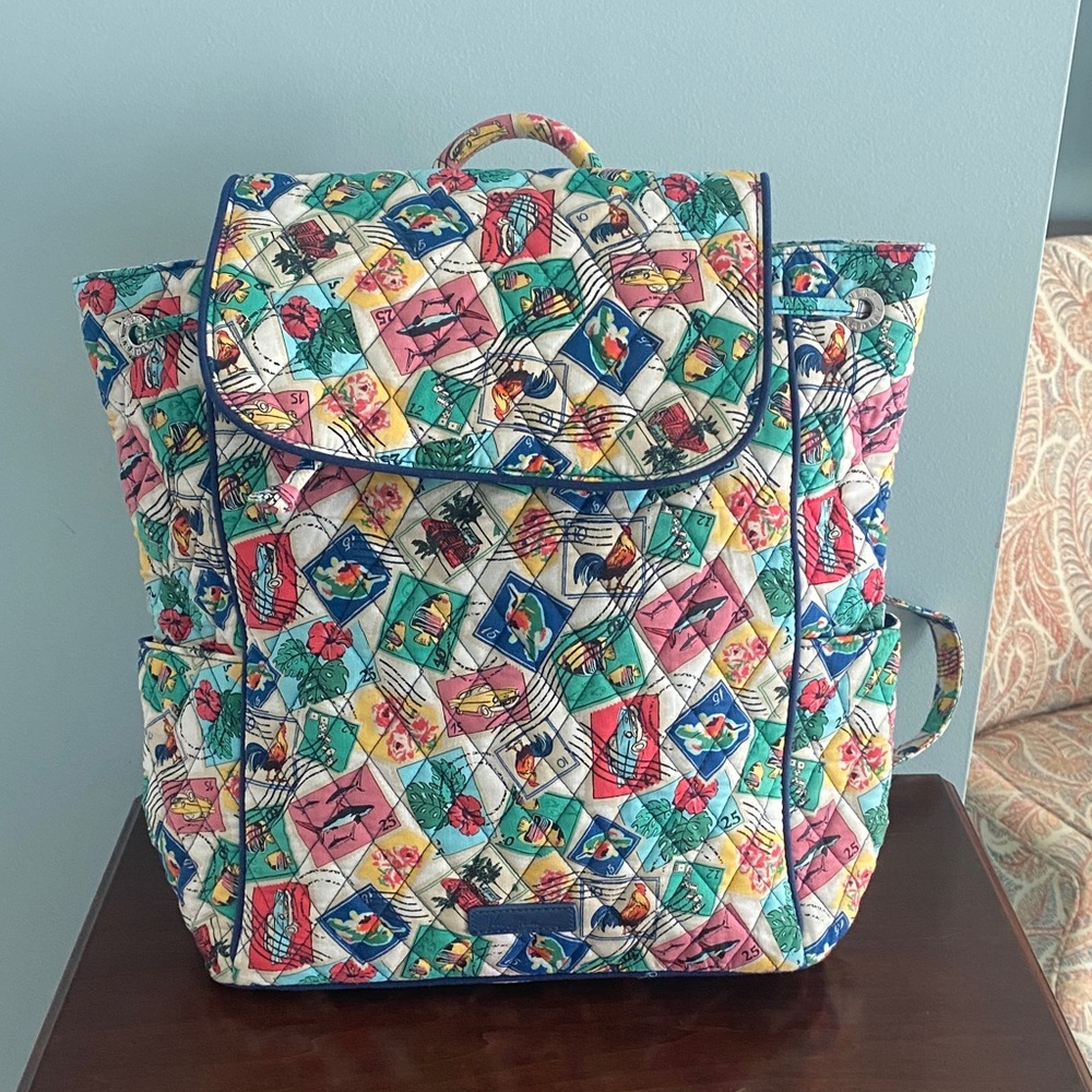 Vera Bradley Multicolor Quilted Backpack